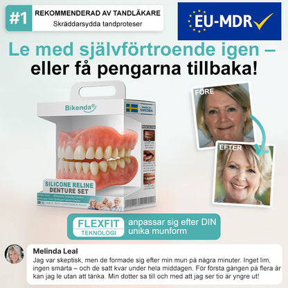 🦷𝗕𝗶𝗸𝗲𝗻𝗱𝗮®🦷 𝗔𝗱𝘃𝗮𝗻𝗰𝗲𝗱 𝗞𝗹𝗮𝗱𝗱𝗳𝗿𝗲𝗱𝗶𝗴 𝗙𝘂𝗹𝗹𝗮 𝗧𝗲𝗻𝗱𝗲𝗻𝘁𝗮𝗿 𝗦𝗲𝘁 （✅ Kliniskt beprövade bekväma proteser ）