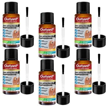 ✅ Tillverkad och skickad från Sverige | Ourlyard® Zink- Och Tea Tree Olja Nagelreparationsolja (Omfattande reparation, kraftfull behandling för alla nagelbesvär) 🍀