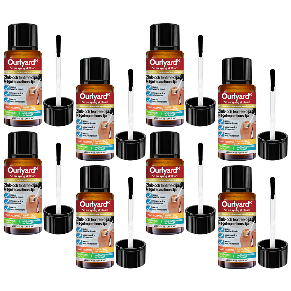 ✅ Tillverkad och skickad från Sverige | Ourlyard® Zink- Och Tea Tree Olja Nagelreparationsolja (Omfattande reparation, kraftfull behandling för alla nagelbesvär) 🍀