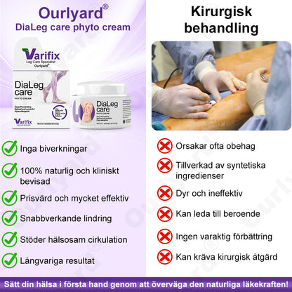 ✅𝐎𝐮𝐫𝐥𝐲𝐚𝐫𝐝® 𝐃𝐢𝐚𝐋𝐞𝐠 𝐂𝐚𝐫𝐞 𝐕𝐚̈𝐱𝐭𝐤𝐫𝐚̈𝐦 - Hjälper mot åderbråck, svullnad, kramp och bensmärta