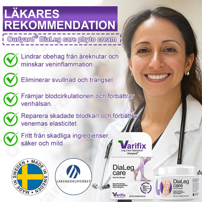 ✅𝐎𝐮𝐫𝐥𝐲𝐚𝐫𝐝® 𝐃𝐢𝐚𝐋𝐞𝐠 𝐂𝐚𝐫𝐞 𝐕𝐚̈𝐱𝐭𝐤𝐫𝐚̈𝐦 - Hjälper mot åderbråck, svullnad, kramp och bensmärta